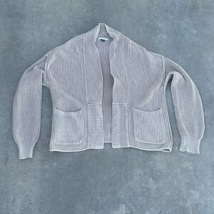 american eagle outfitters knit cardigan long sleeve oversized sweater pocket aeo